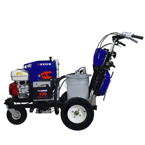 Machine de traçage de ligne hydraulique - PROSTRIPE 300 SP - VEZOS - automotrice / à conducteur accompagnant / à 2 pistolets