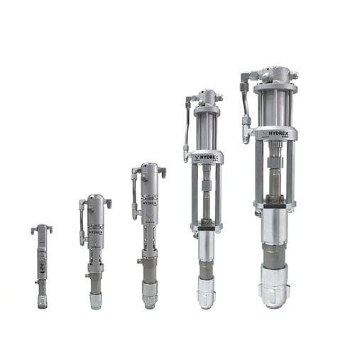 Pompe à piston - HYDREX series - VEZOS - à peinture / à vérin hydraulique / stationnaire