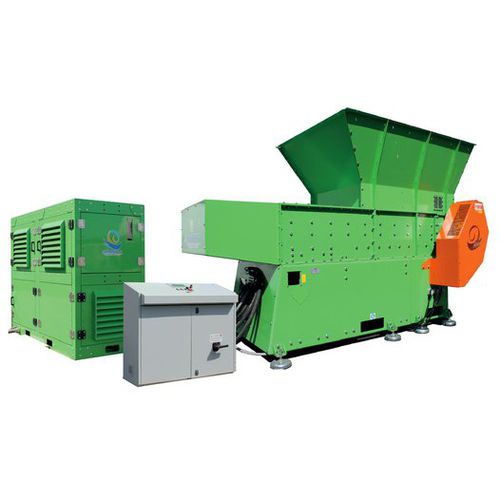 Pré-broyeur pour matières plastiques - PMG 1200 - Guidetti Recycling Systems - pour métaux / pour câble / pour déchets mélangés