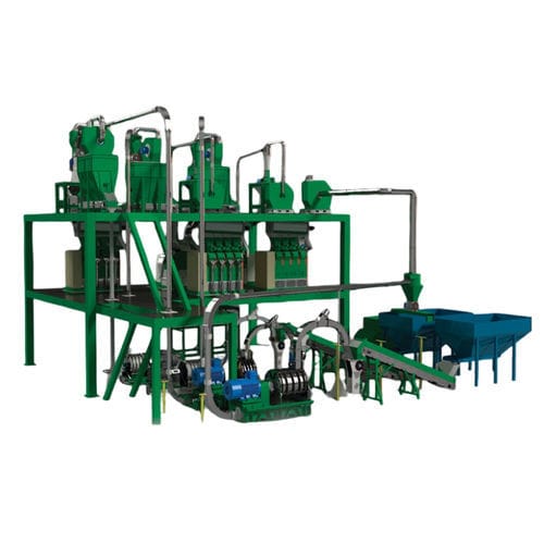 Unité de recyclage DEEE - MRP® - Guidetti Recycling Systems - d'aluminium / pour cuivre / avec granulation