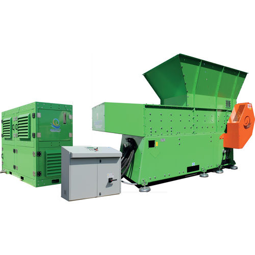 Pré-broyeur à un cylindre denté - PMG 1200 H - Guidetti Recycling Systems - vertical / pour câble / pour métaux