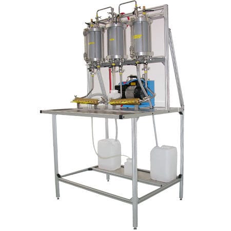 Banc d'essai de pression - GIUSSANI SRL - de calibration / capacité de remplissage / manuel