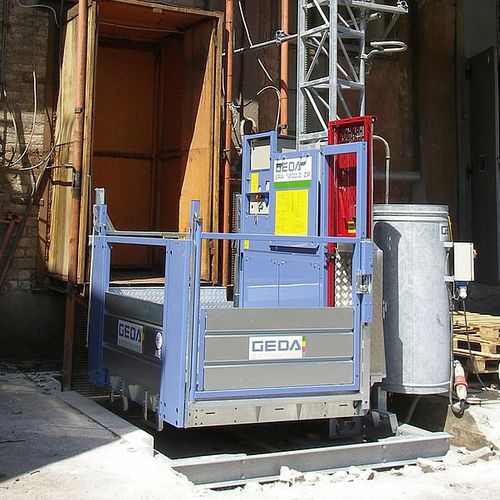 Plateforme sur mât mono-mât - 1200 Z/ZP - GEDA GmbH