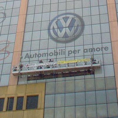 Plateforme de travail - AB 650 - GEDA GmbH - suspendue / pour chantier / électrique