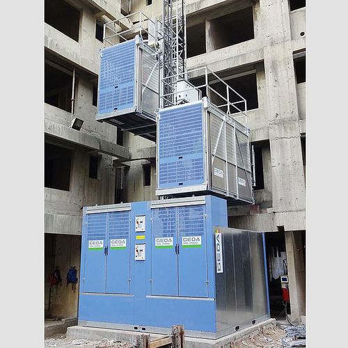 Ascenseur automatique - SBL 2000 - GEDA GmbH - pour matériau de construction / à colonne