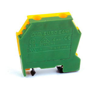 Bloc de jonction sur rail-DIN - 43459 series - Morsettitalia - à ressort / en matière plastique / de mise à la terre