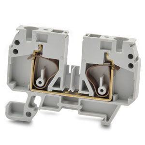 Bloc de jonction sur rail-DIN - 42411 series - Morsettitalia - sans vis / à ressort / en matière plastique