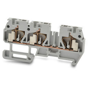 Bloc de jonction sur rail-DIN - 42413 series - Morsettitalia - sans vis / à ressort / en matière plastique