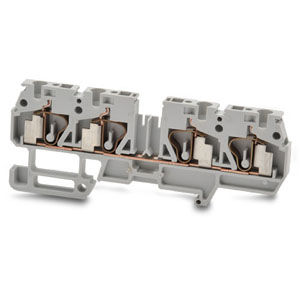 Bloc de jonction sur rail-DIN - 42414 series - Morsettitalia - sans vis / à ressort / en matière plastique