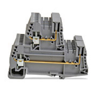 Bloc de jonction sur rail-DIN - 43561 series - Morsettitalia - enfichable / à connexion à vis / gris