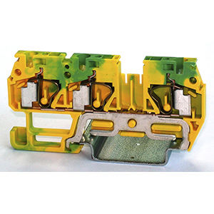Bloc de jonction sur rail-DIN - 42451  - Morsettitalia - sans vis / à ressort / en matière plastique