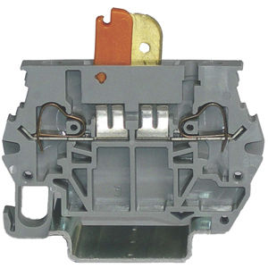 Bloc de jonction sur rail-DIN - 5264100 - Morsettitalia - à ressort / gris