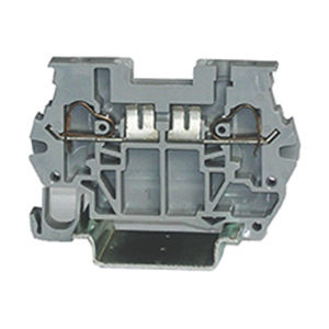 Bloc de jonction sur rail-DIN - 5254100 - Morsettitalia - à ressort / gris