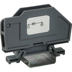 Bloc de jonction sur rail-DIN - 43471-H - Morsettitalia - à connexion à vis / en matière plastique / à diode