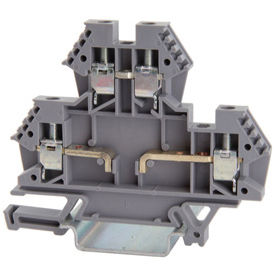 Bloc de jonction sur rail-DIN - 43552 - Morsettitalia - à connexion à vis / à diode