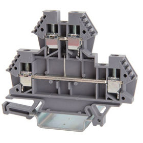 Bloc de jonction sur rail-DIN - 43553 - Morsettitalia - à connexion à vis / à diode