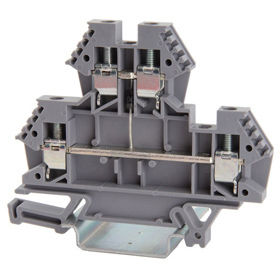 Bloc de jonction sur rail-DIN - 43554 - Morsettitalia - à connexion à vis / à diode