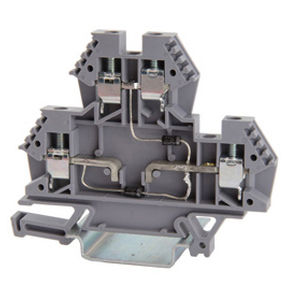 Bloc de jonction sur rail-DIN - 43555 - Morsettitalia - à connexion à vis / à diode