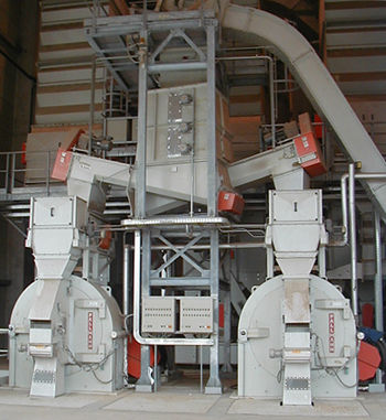 Broyeur pour le bois - PSKM Series - Pallmann Maschinenfabrik - à percussion / vertical / double