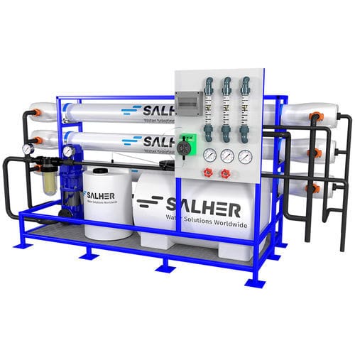 Station de traitement automatisée - PUR-MAXIRO series - Salher - avec production d'eau déminéralisée / d'eau / mobile
