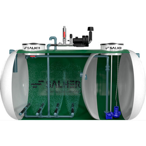 Station d'épuration compacte - CHC-OXIREC-C - Salher - biologique / à boues activées / compacte