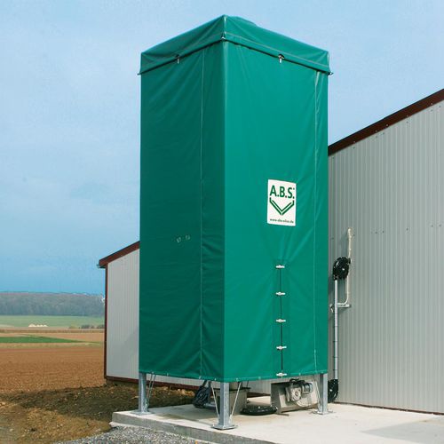 Silo souple - A.B.S. Silo- und Förderanlagen - pour service extérieur / enduit PVC / pour l'agriculture