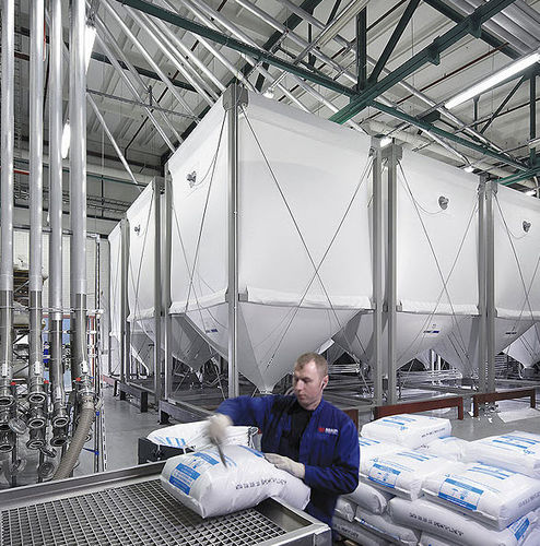 Silo souple - A.B.S. Silo- und Förderanlagen - pour pellets / plastique