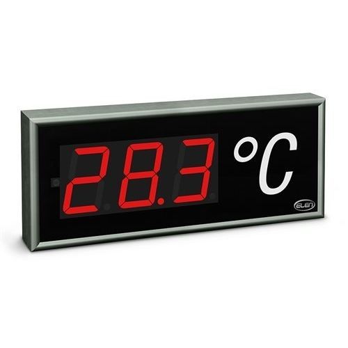 Indicateur de température ambiante - CDN 100/3 T RG L20 230AC 1WIRE - ELEN, s.r.o. - à 7 segments / avec afficheur LED / mural