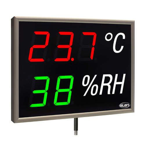 Afficheur à LED - NDA 100/3-2 THS RG L20 230AC LAN - ELEN, s.r.o. - couleur / à 7 segments / pour mesure de température