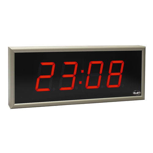 Horloge murale - NDC 100/4 R L20 12DC USB - ELEN, s.r.o. - à LED / numérique / à 4 chiffres