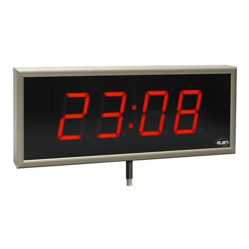 Horloge murale - NDC 100/4 THS R L20 12DC USB - ELEN, s.r.o. - à LED / thermomètre / hygromètre