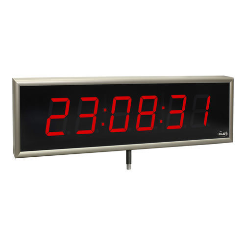 Horloge murale - NDC 100/6 THS R L20 12DC   - ELEN, s.r.o. - à LED / thermomètre / hygromètre