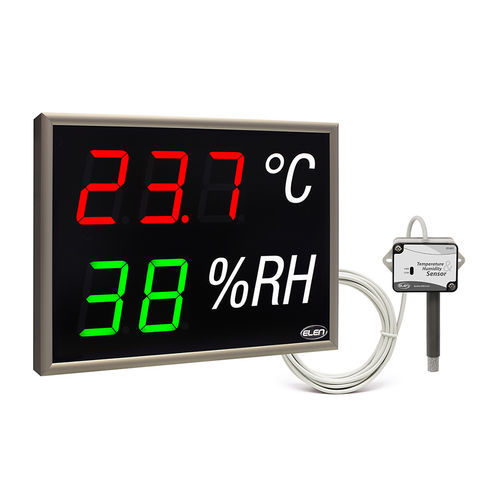 Indicateur de température - NDA series - ELEN, s.r.o. - d'humidité / numérique / à LED