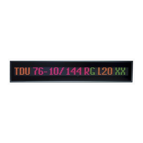 Afficheur à LED - TDU 76-16/192 RG L54 230AC - ELEN, s.r.o. - à matrice de points / alphanumérique / 17 segments