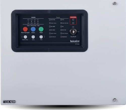 Panneau de commande d'alarme incendie - TFP-404 - TEKNIM ELEKTRONIK AŞ. - à zone conventionnel