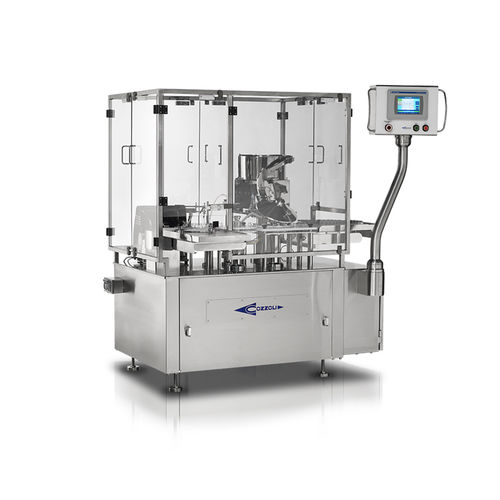 Remplisseuse boucheuse pour liquide - FSV50 - Cozzoli Machine Company - pour l'industrie pharmaceutique / automatique