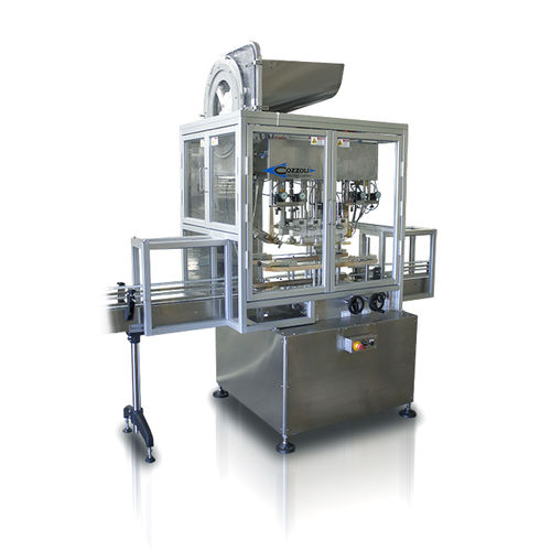 Capsuleuse visseuse linéaire - Versa Cap - Cozzoli Machine Company - rotative / commandé électroniquement / totalement automatique
