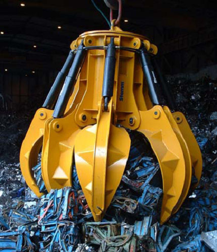 Grappin orange peel - 1.6 - 10 m³ | PH 3.5 series - STEMM EQUIPOS INDUSTRIALES, S.L. - hydraulique / à ferraille / à 6 dents