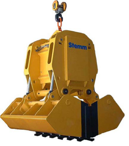 Benne preneuse pour matériau en vrac - 3 - 7 m³ | 4CH-2.8 series - STEMM EQUIPOS INDUSTRIALES, S.L.