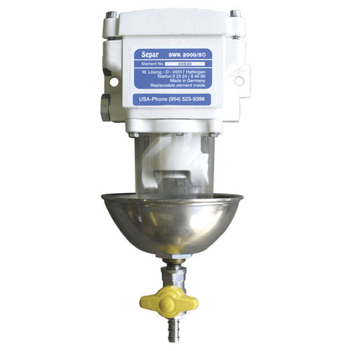 Filtre séparateur à eau - SWK-2000-5  - Separ of the Americas, LLC - à gasoil