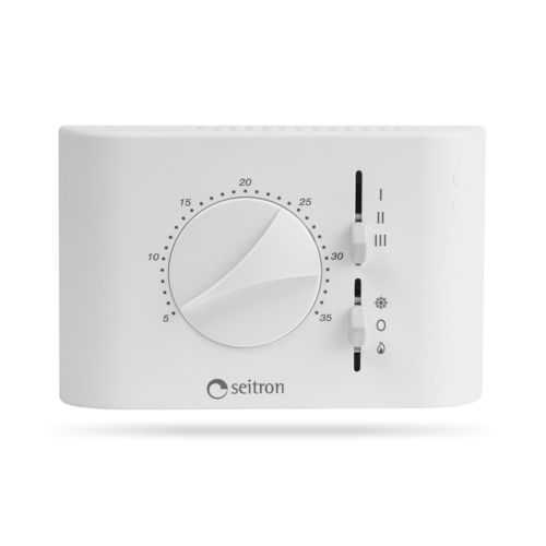Thermostat bimétallique - TFD01M - Seitron SpA - réglable / pour le contrôle de vitesse du ventilateur / pour ventiloconvecteur
