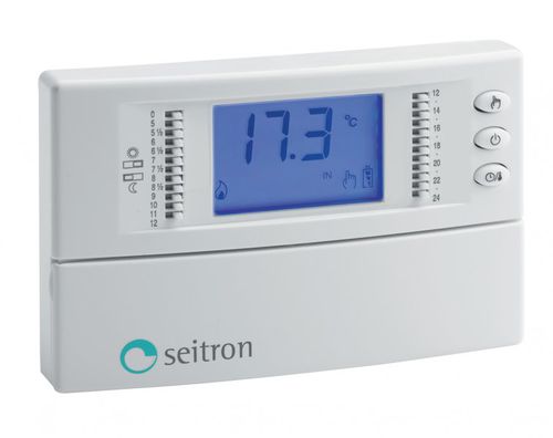 Thermostat réglable - FREETIME PLUS - Seitron SpA - pour chaud et froid / pour maintien hors-gel / alimenté par batterie
