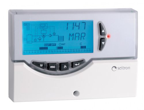 Régulateur de température numérique - RKP01M - Seitron SpA - avec afficheur LCD / pour chauffage au sol