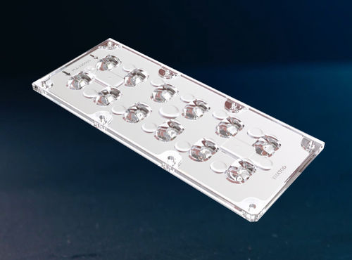 Matrice de lentilles autre géométrie - NACTUS 6x2 - KHATOD OPTOELECTRONIC S.r.l. - en plastique / pour LED