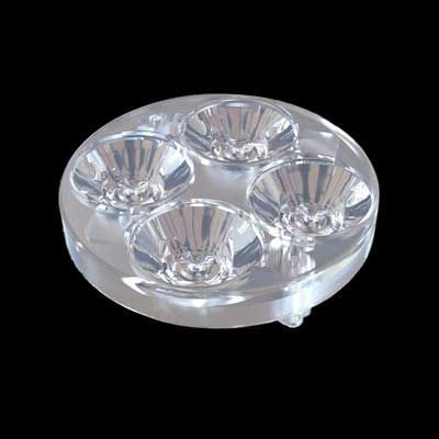 Lentille quadruple - KEPL1531xx series - KHATOD OPTOELECTRONIC S.r.l. - en plastique / UV / pour LED de puissance