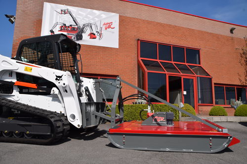 Broyeur de pierres - 09.CS.DM series - ATTEC N.V. - à rotor / horizontal / pour tracteur