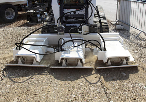 Plaque vibrante pour chargeuse compacte - 11.VP series - ATTEC N.V.