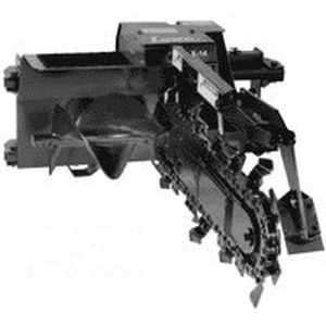 Trancheuse de sol à chaînes - 04.KG series - ATTEC N.V. - pour chargeuse compacte