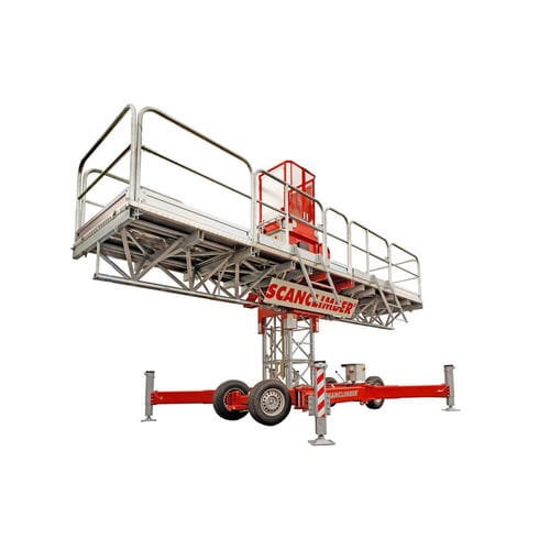 Plateforme sur mât bi-mât - Maxus SC5000 - Scanclimber Oy