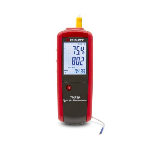 Thermomètre à sonde - TMP50 - Triplett - à thermocouple / max/min / °C